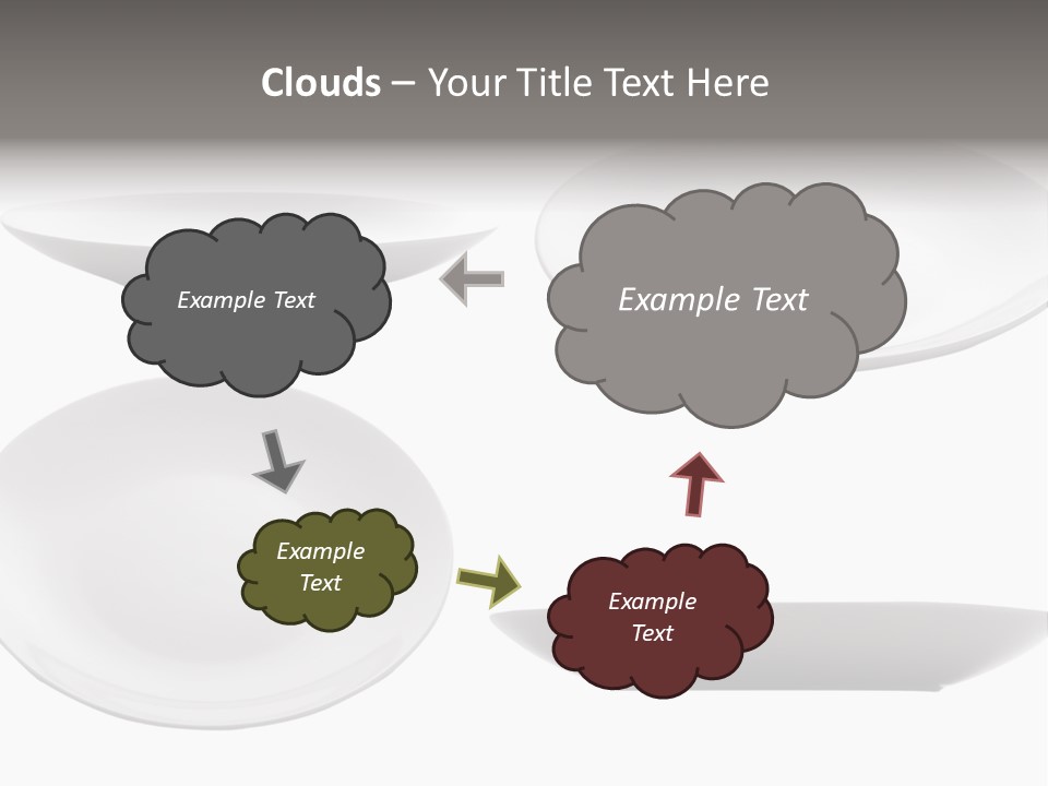 China White Bowl PowerPoint Template