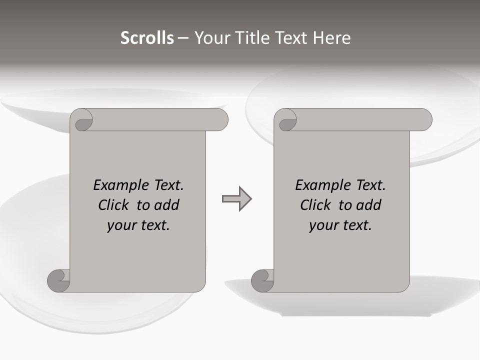 China White Bowl PowerPoint Template