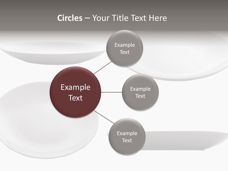 China White Bowl PowerPoint Template