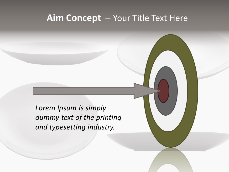 China White Bowl PowerPoint Template