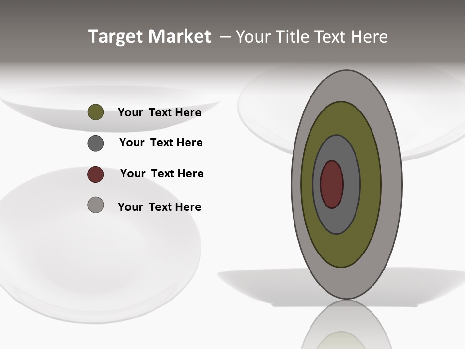 China White Bowl PowerPoint Template