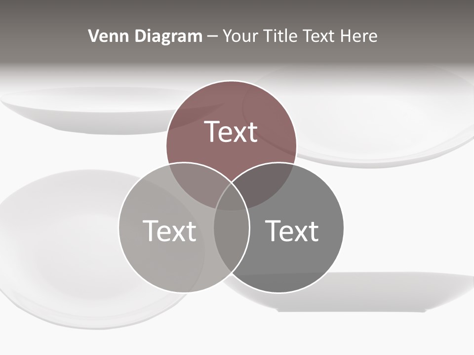 China White Bowl PowerPoint Template