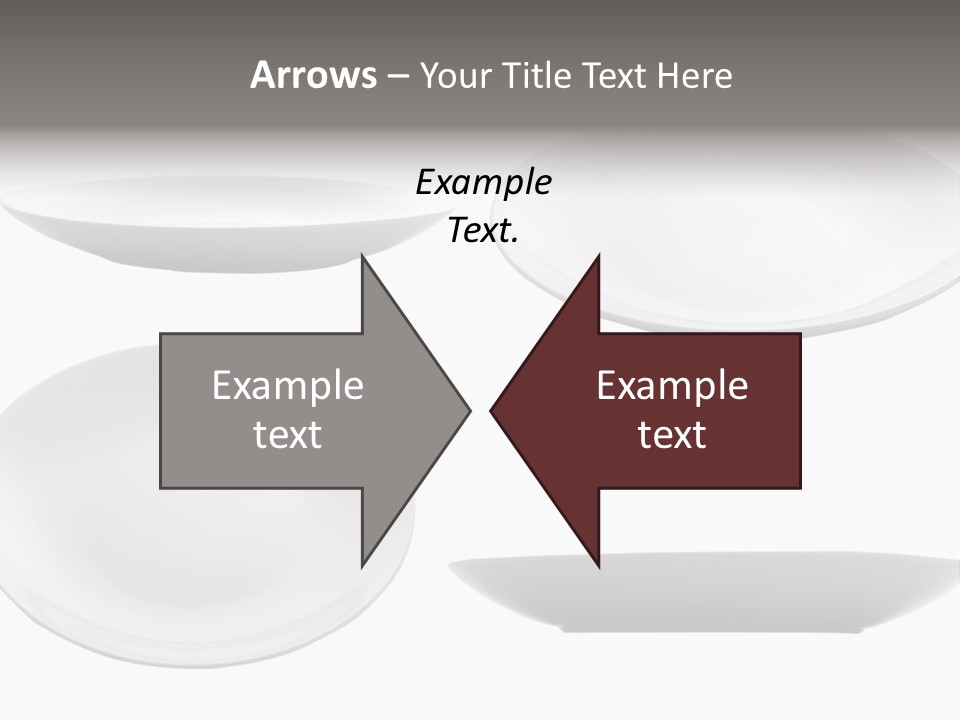 China White Bowl PowerPoint Template