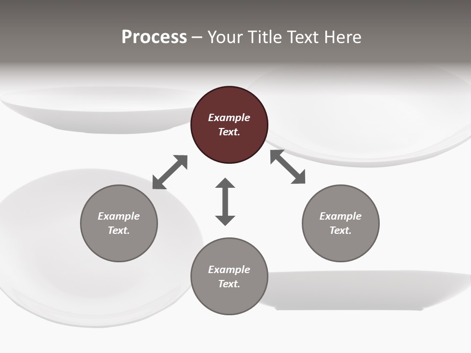 China White Bowl PowerPoint Template