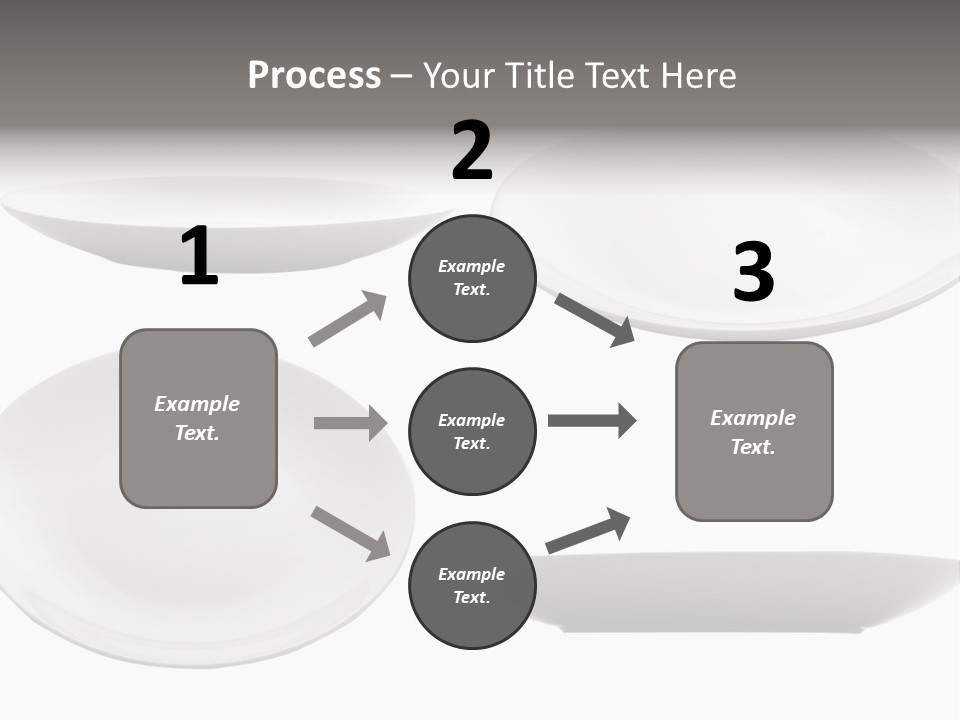 China White Bowl PowerPoint Template