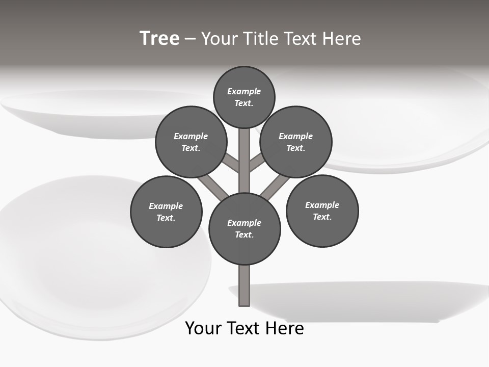China White Bowl PowerPoint Template