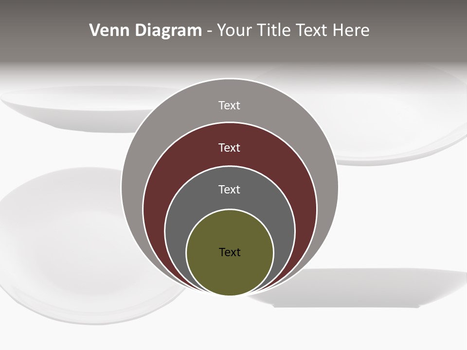 China White Bowl PowerPoint Template