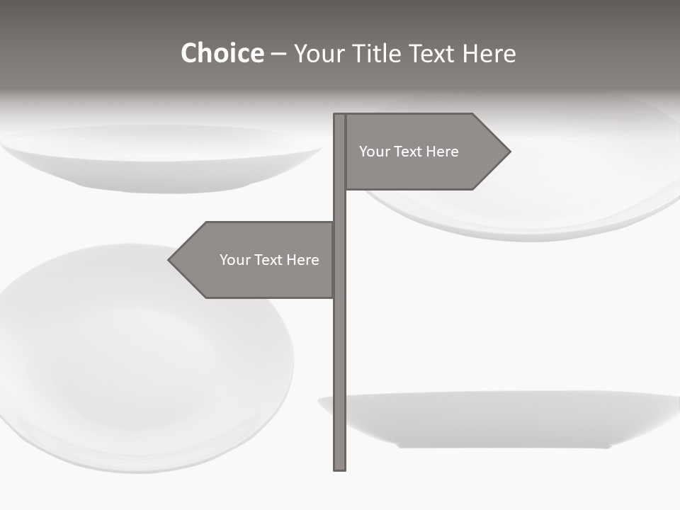 China White Bowl PowerPoint Template