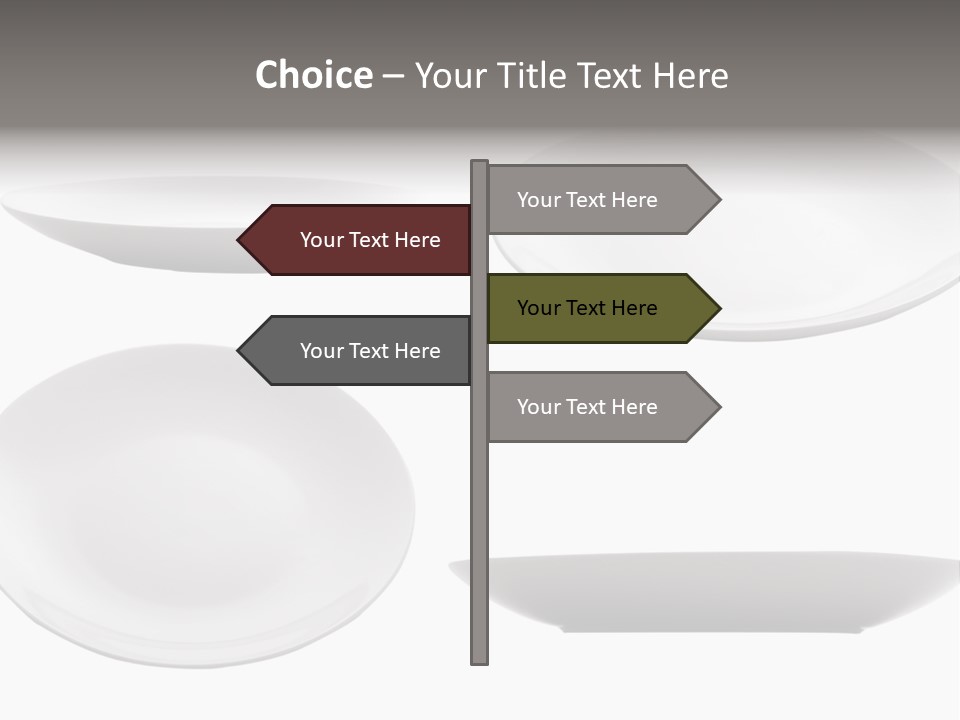 China White Bowl PowerPoint Template