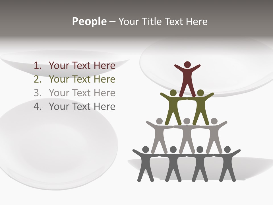 China White Bowl PowerPoint Template