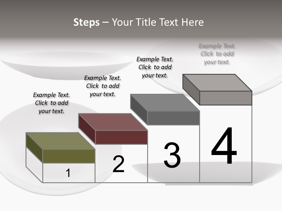 China White Bowl PowerPoint Template