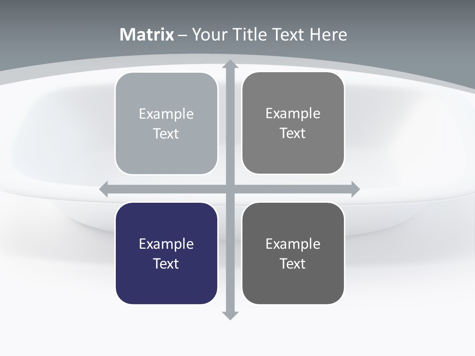 Illustration Plastic Single PowerPoint Template