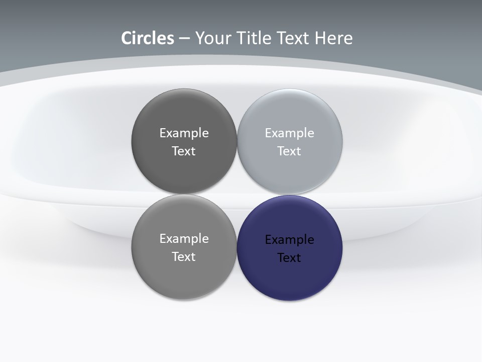 Illustration Plastic Single PowerPoint Template