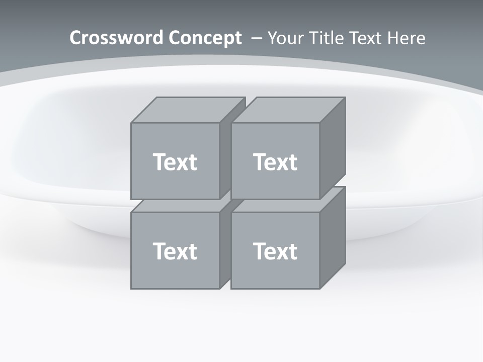 Illustration Plastic Single PowerPoint Template