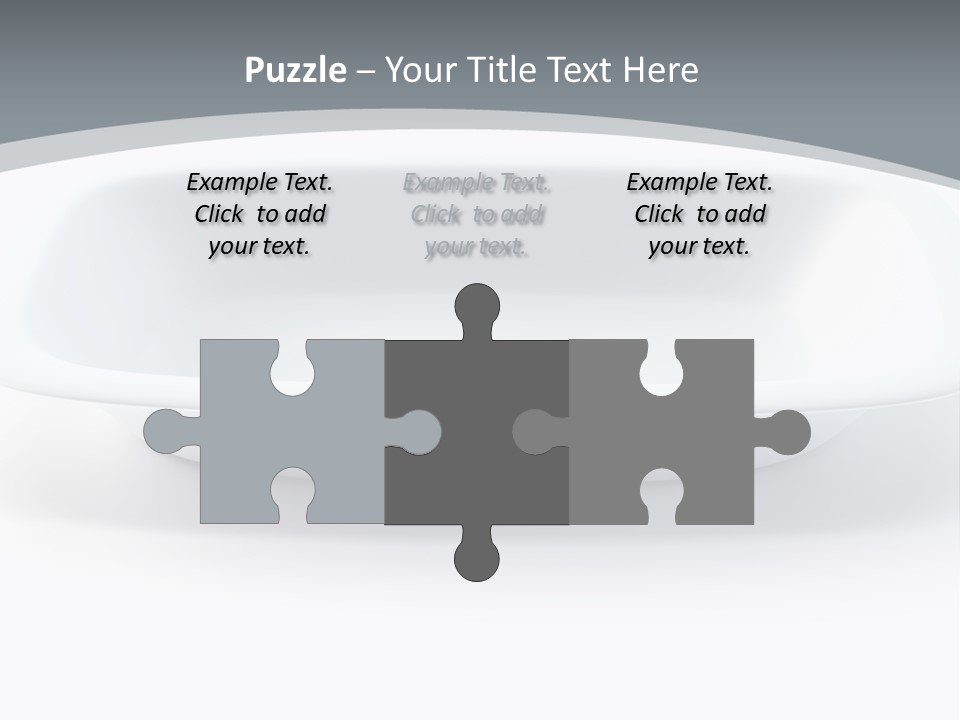 Illustration Plastic Single PowerPoint Template