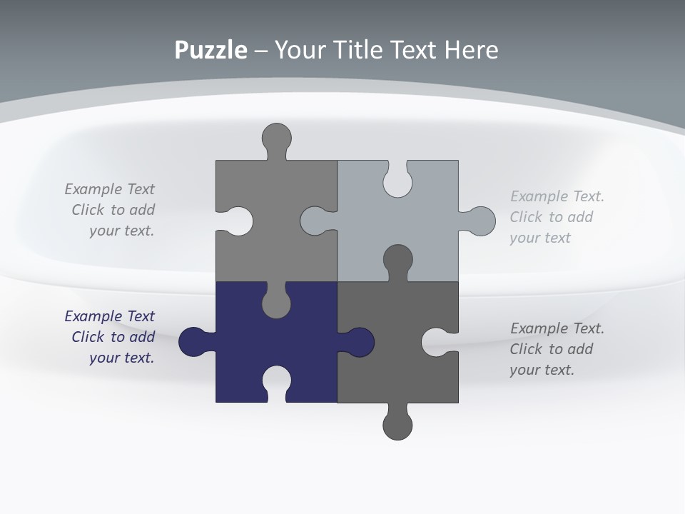 Illustration Plastic Single PowerPoint Template