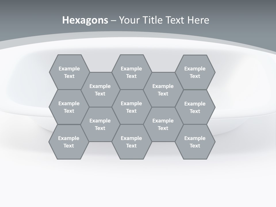 Illustration Plastic Single PowerPoint Template