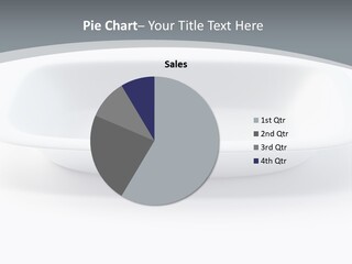 Illustration Plastic Single PowerPoint Template