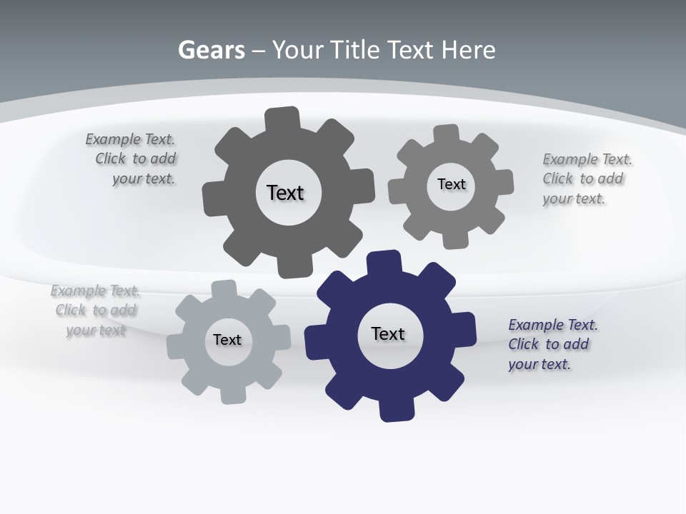 Illustration Plastic Single PowerPoint Template
