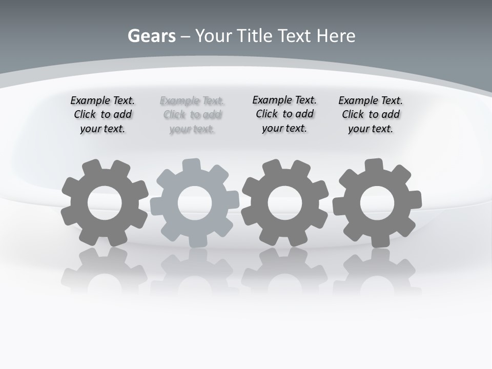 Illustration Plastic Single PowerPoint Template