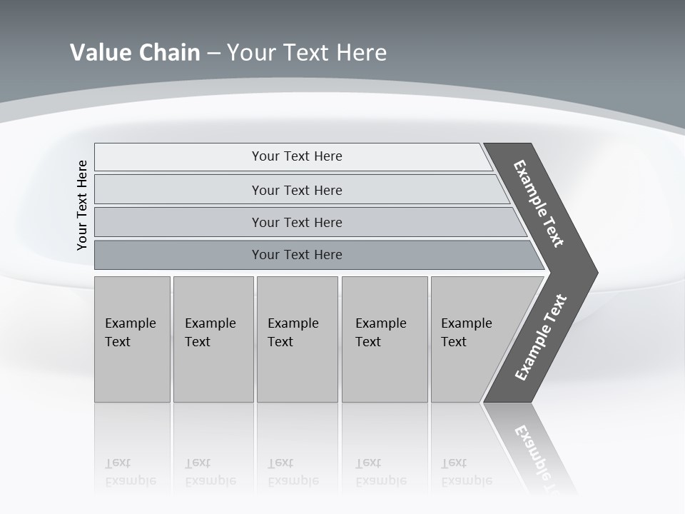 Illustration Plastic Single PowerPoint Template