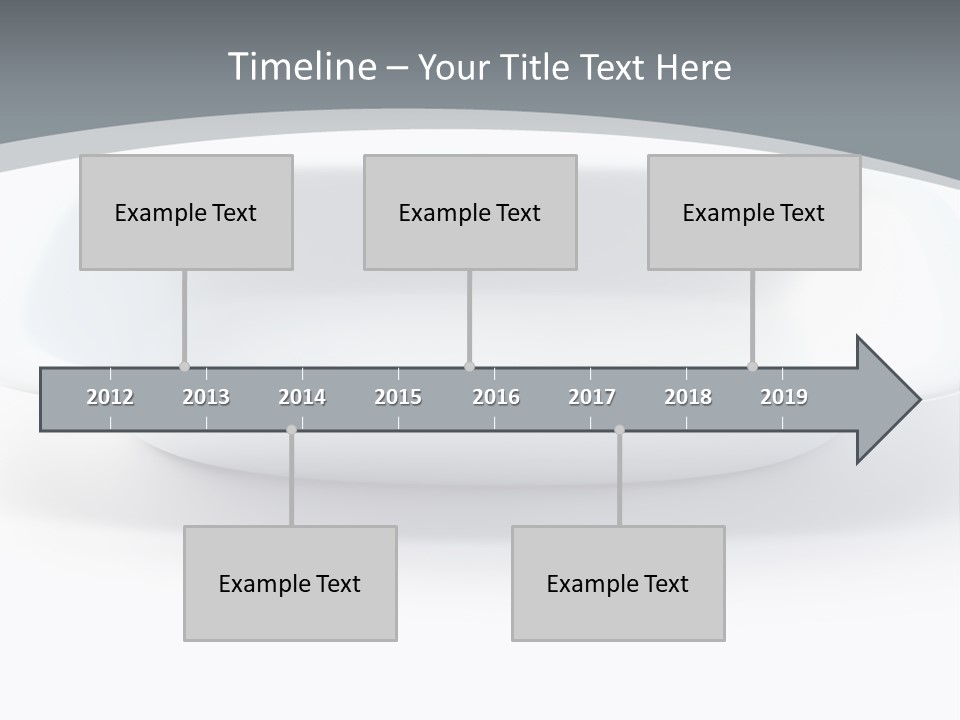 Illustration Plastic Single PowerPoint Template