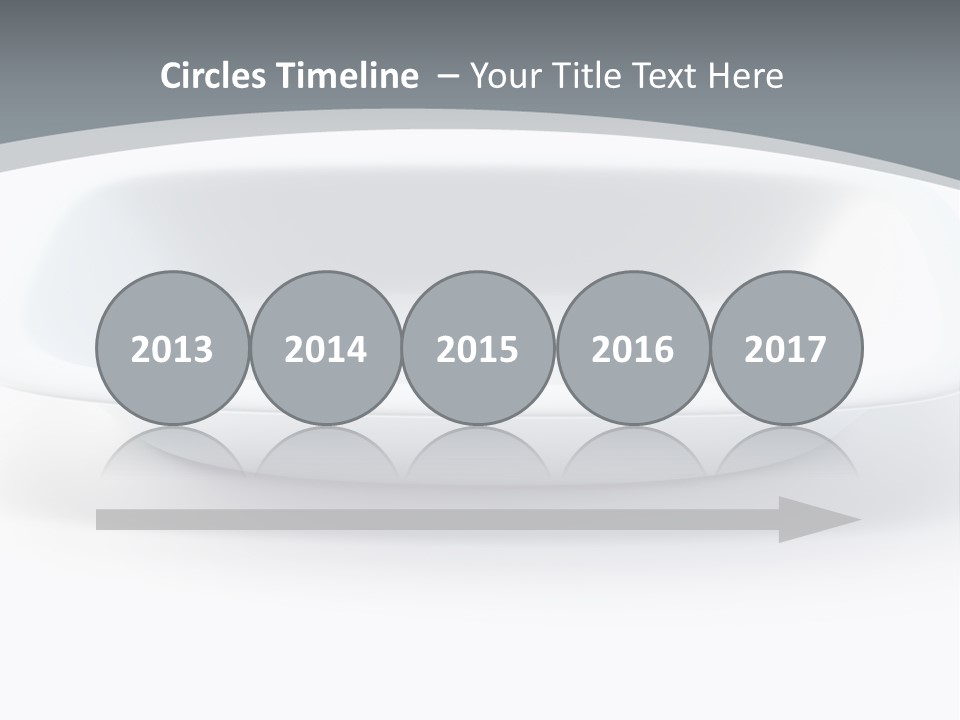 Illustration Plastic Single PowerPoint Template