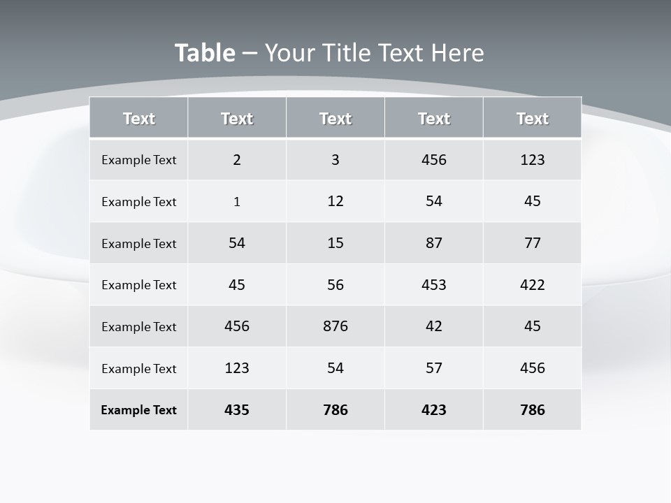 Illustration Plastic Single PowerPoint Template