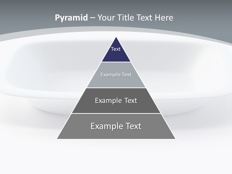 Illustration Plastic Single PowerPoint Template