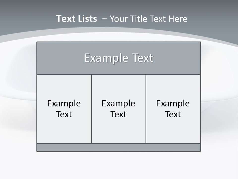 Illustration Plastic Single PowerPoint Template