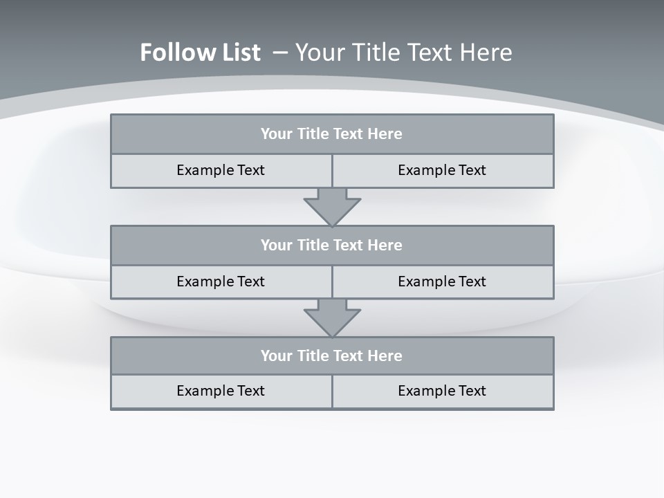Illustration Plastic Single PowerPoint Template