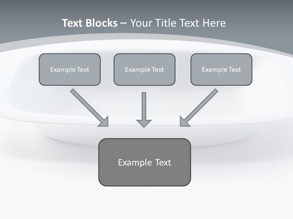 Illustration Plastic Single PowerPoint Template