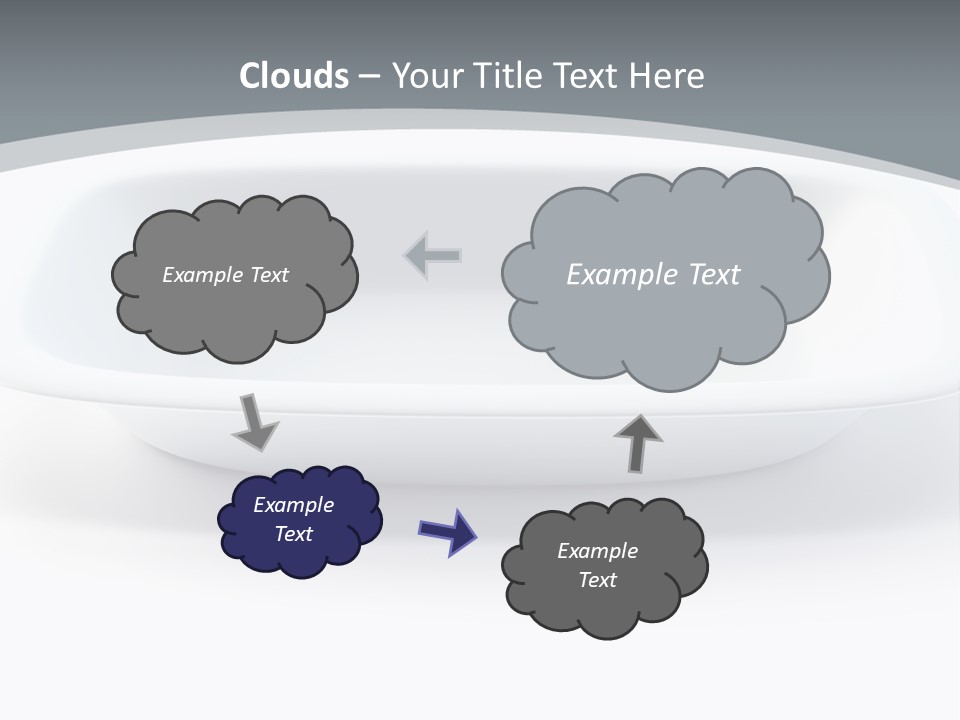 Illustration Plastic Single PowerPoint Template