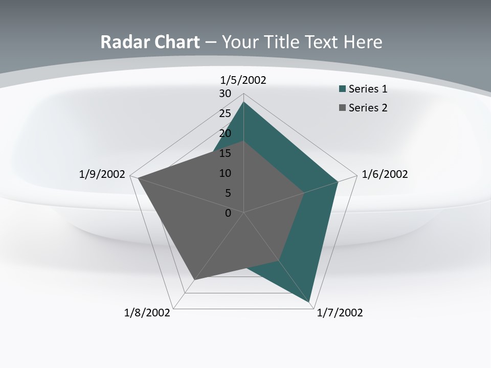 Illustration Plastic Single PowerPoint Template