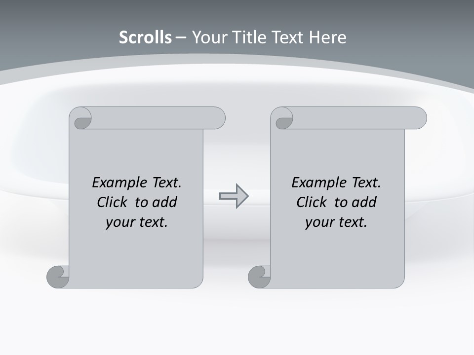 Illustration Plastic Single PowerPoint Template