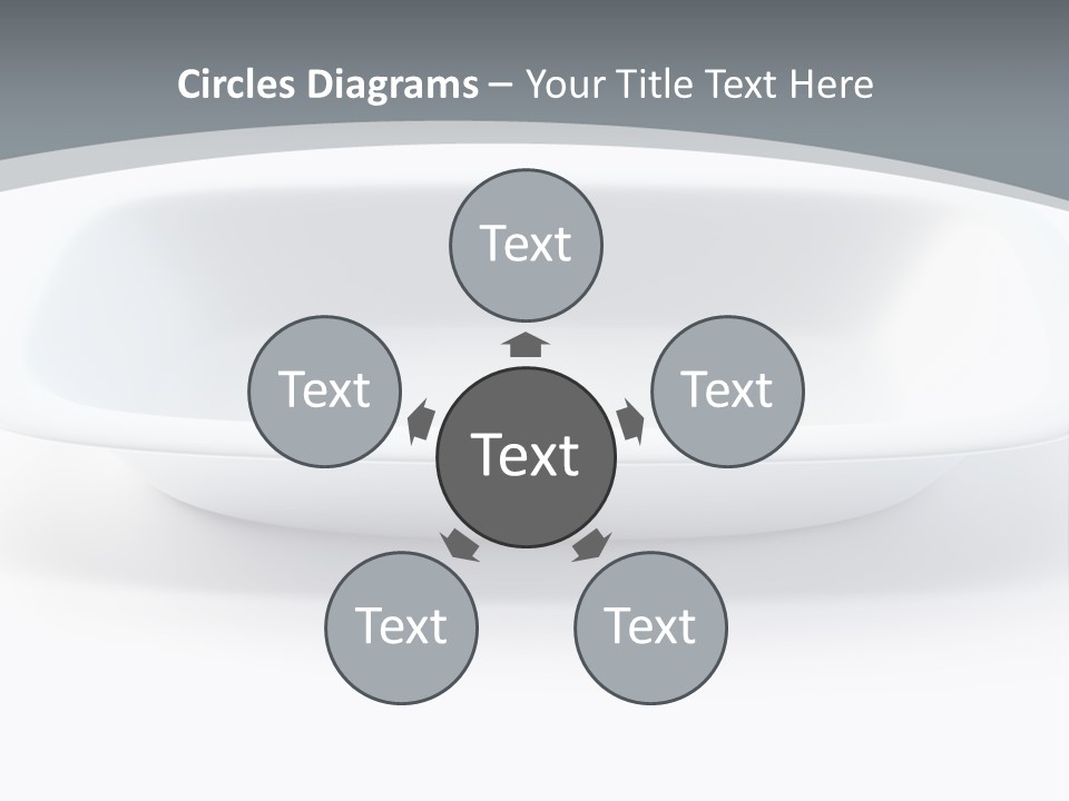 Illustration Plastic Single PowerPoint Template