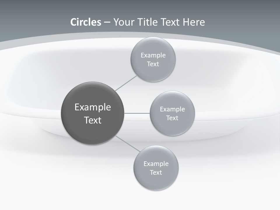 Illustration Plastic Single PowerPoint Template