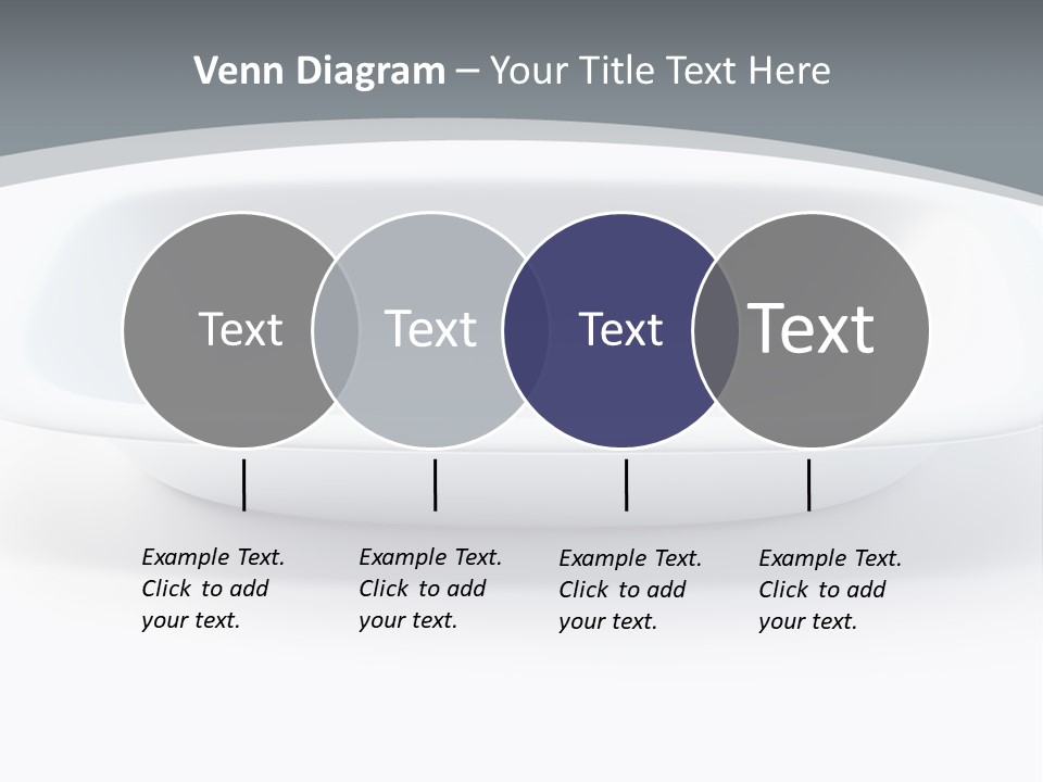 Illustration Plastic Single PowerPoint Template