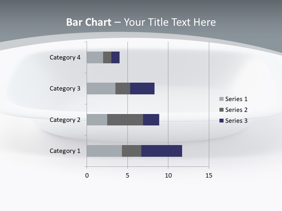 Illustration Plastic Single PowerPoint Template