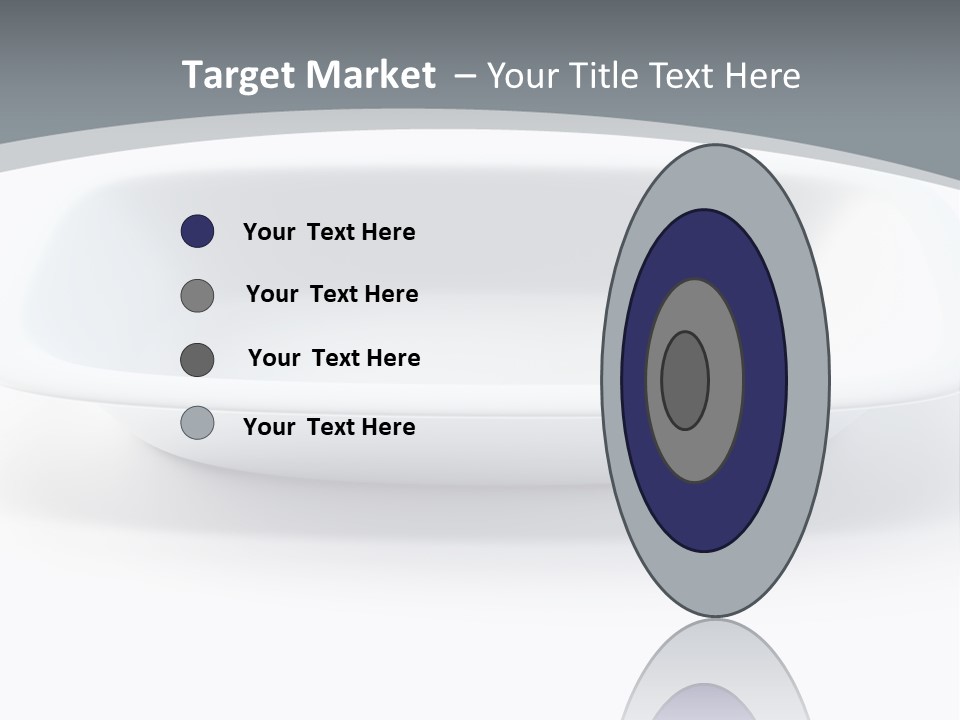 Illustration Plastic Single PowerPoint Template