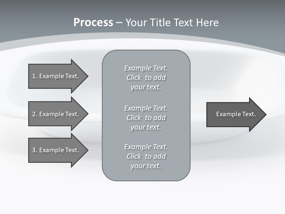 Illustration Plastic Single PowerPoint Template