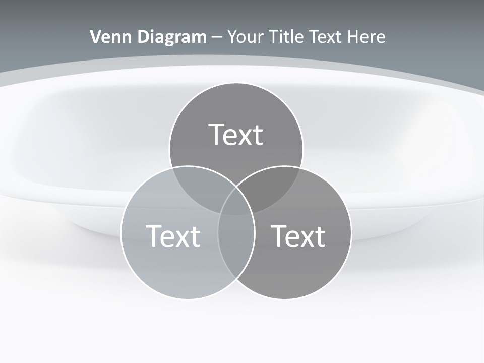 Illustration Plastic Single PowerPoint Template