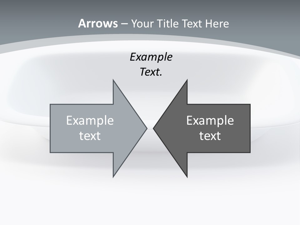 Illustration Plastic Single PowerPoint Template