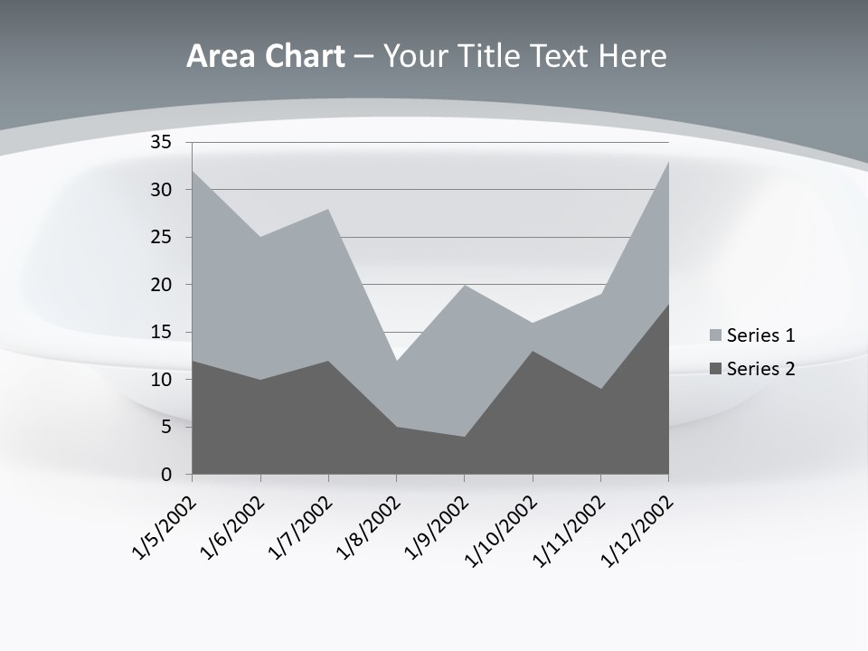 Illustration Plastic Single PowerPoint Template