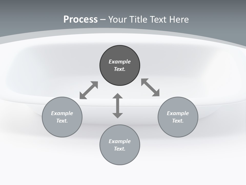 Illustration Plastic Single PowerPoint Template