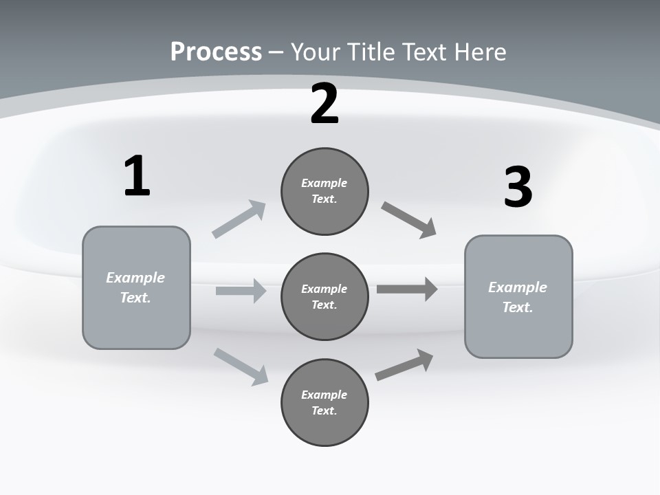 Illustration Plastic Single PowerPoint Template