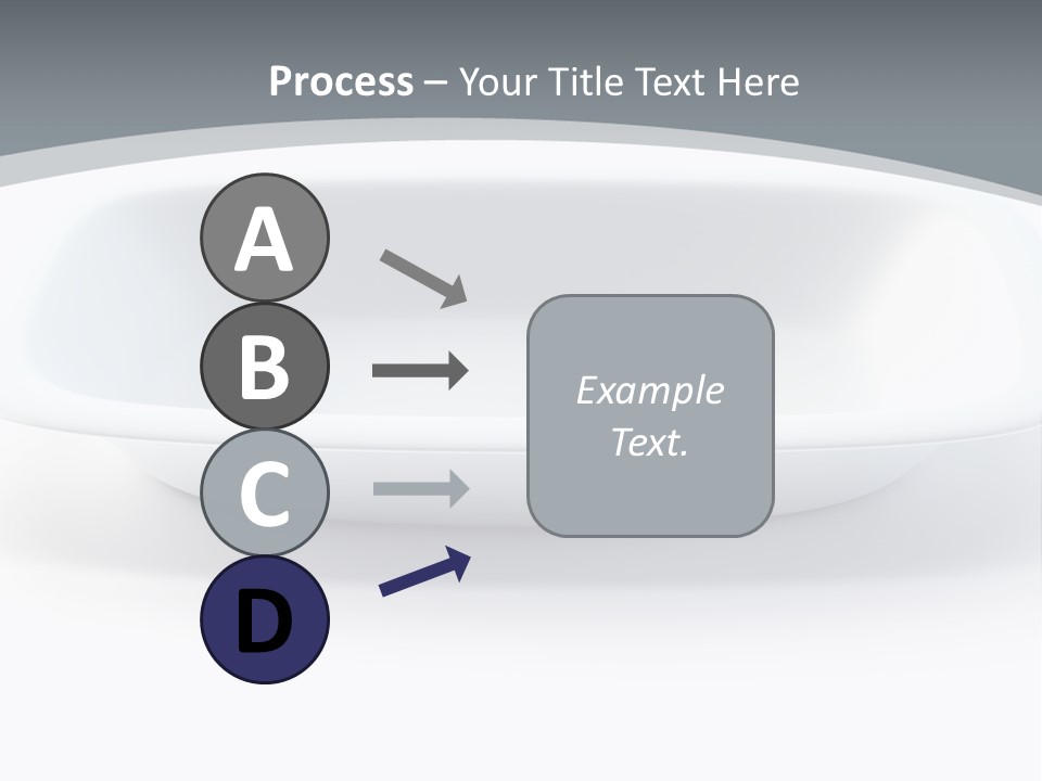 Illustration Plastic Single PowerPoint Template