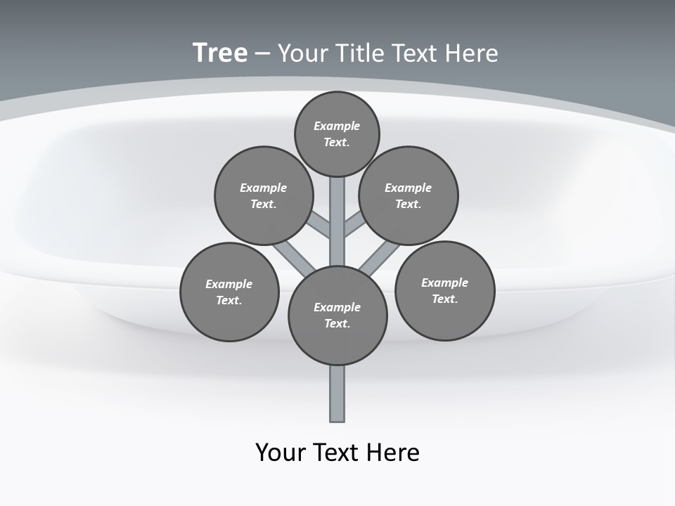 Illustration Plastic Single PowerPoint Template