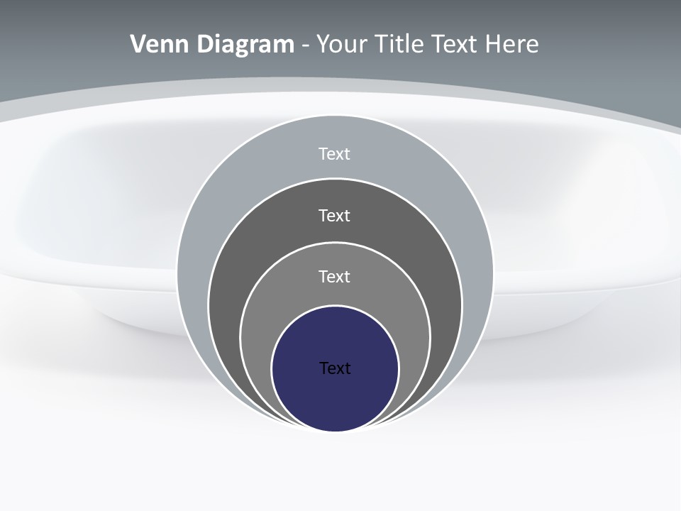 Illustration Plastic Single PowerPoint Template