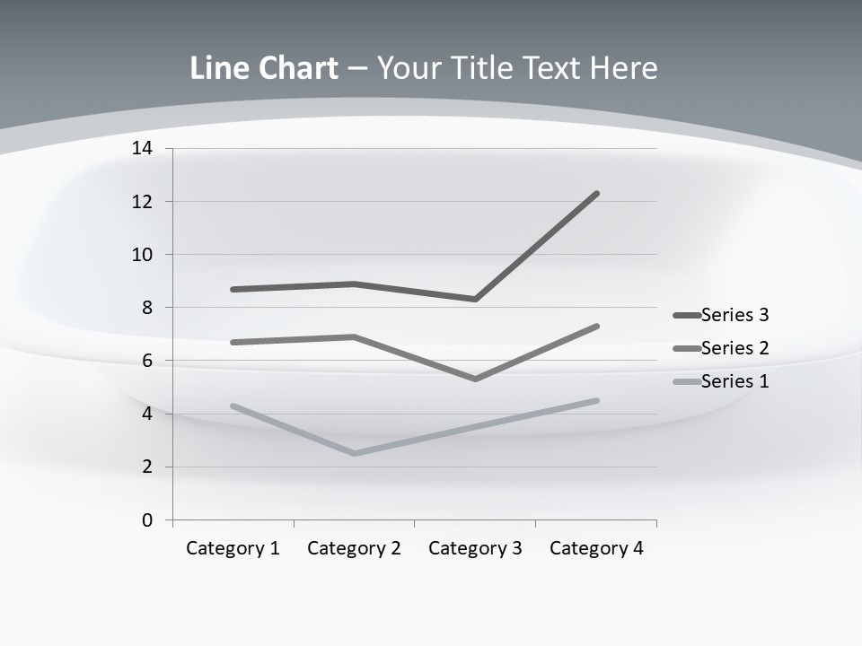 Illustration Plastic Single PowerPoint Template
